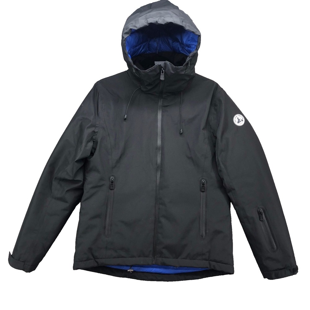 JOTT Just Over The Top  Lisbonne Coat Mens Large Black Hooded Outdoor Classic